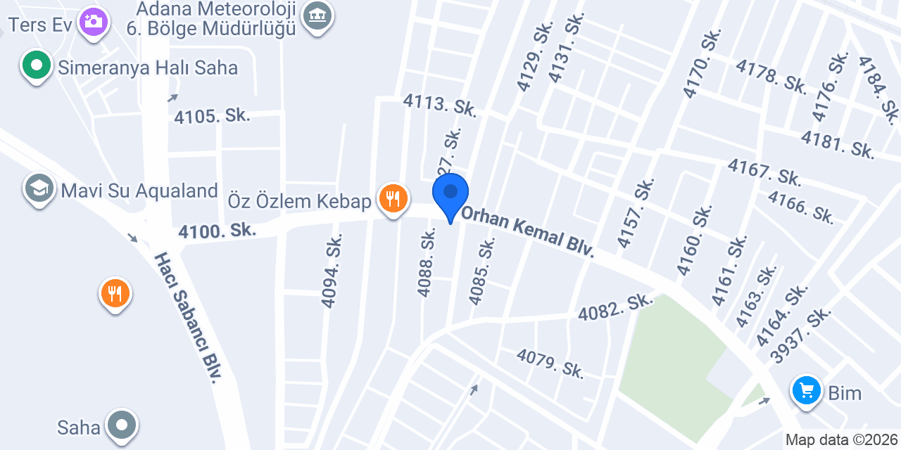 Mavi Beyaz Pastanesi konumu