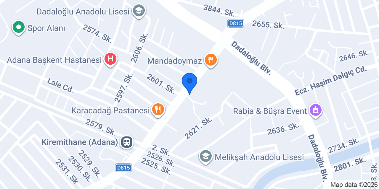 Sadık Akü (Yüreğir) konumu