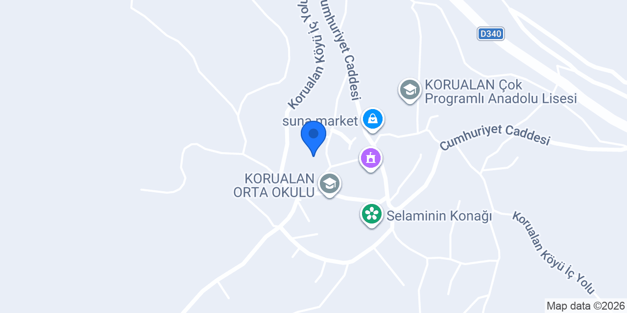 Korualan ÇPL konumu