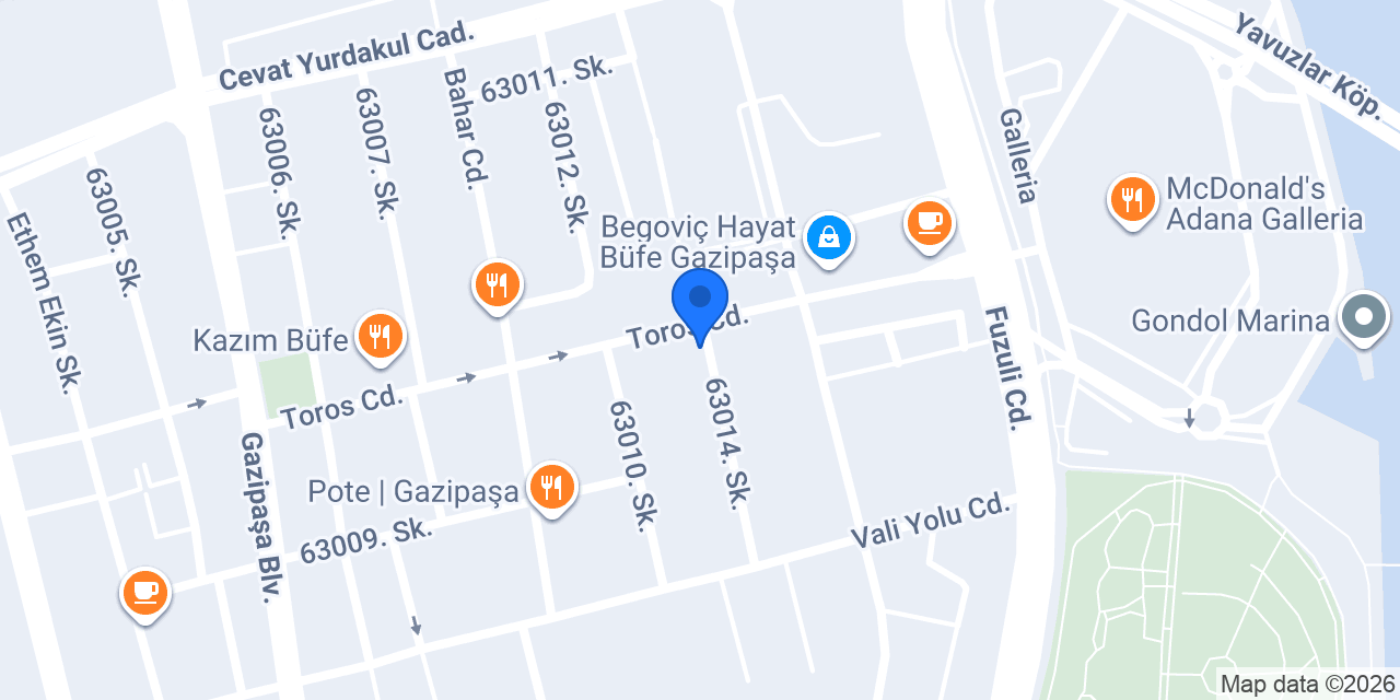 Çapa Cadde Restaurant konumu