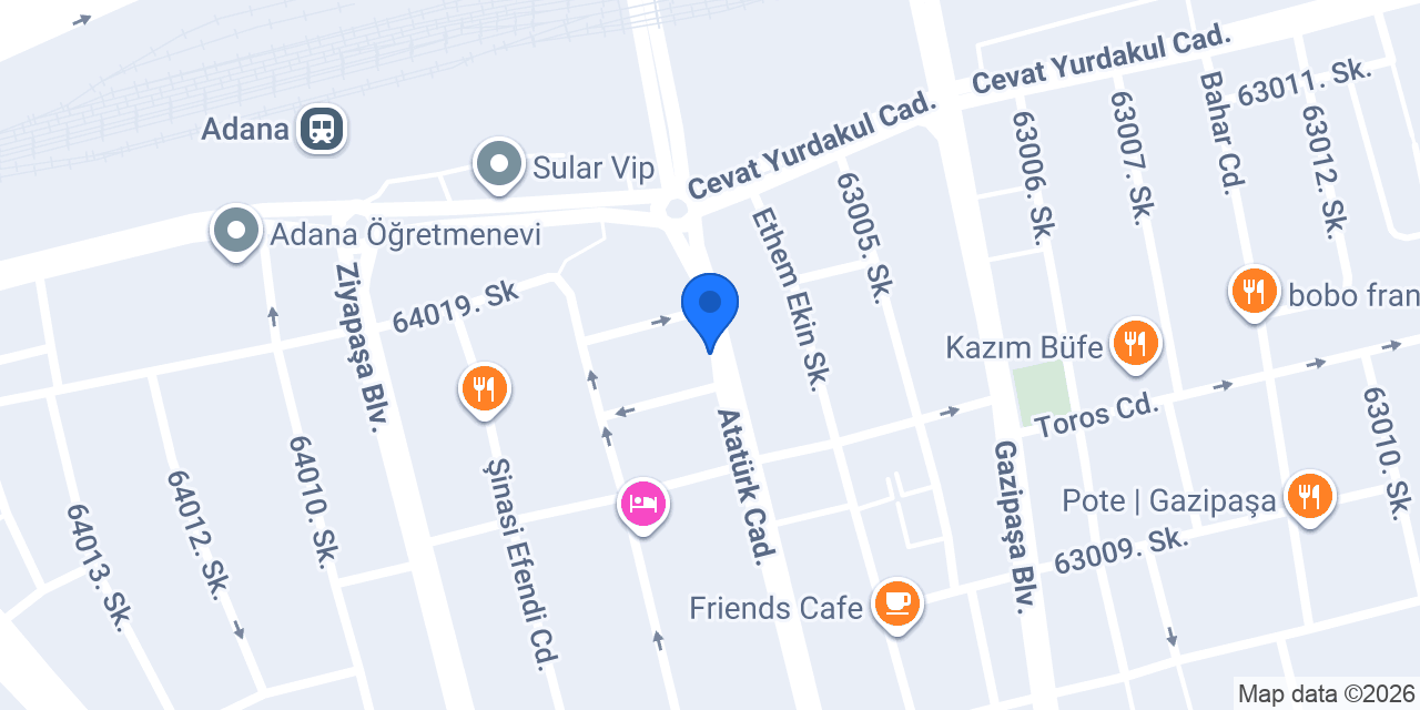 Sular çiçekçilik konumu