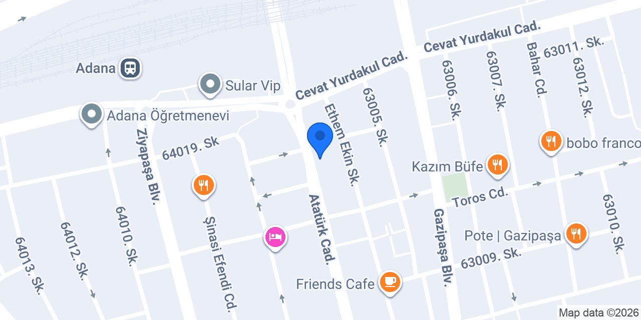 Adamer Turizm konumu