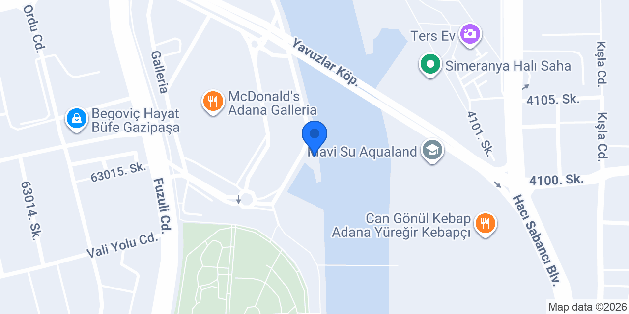 Açina Gondol Cafe Restoran konumu