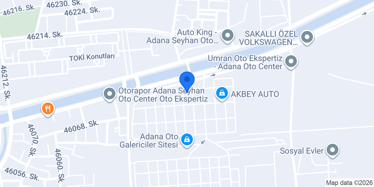 AYM OTOMOTİV ADANA konumu