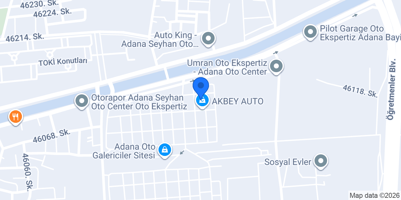 Yılmazlar Auto konumu