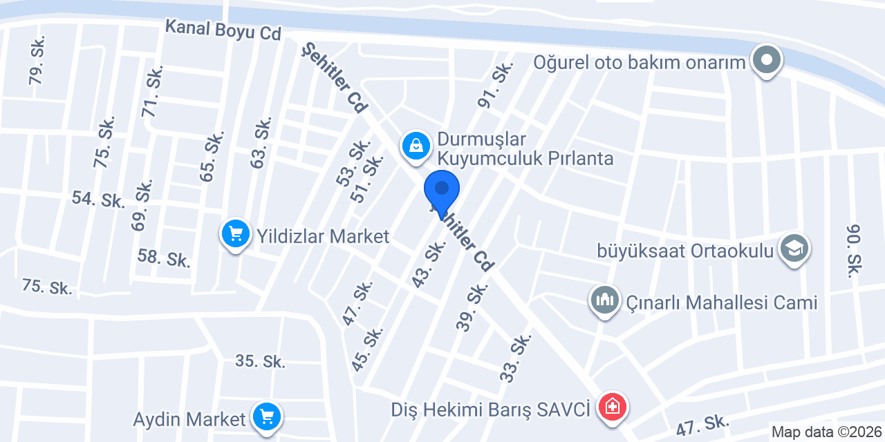 Vefa baklava 2 küçük dikili konumu