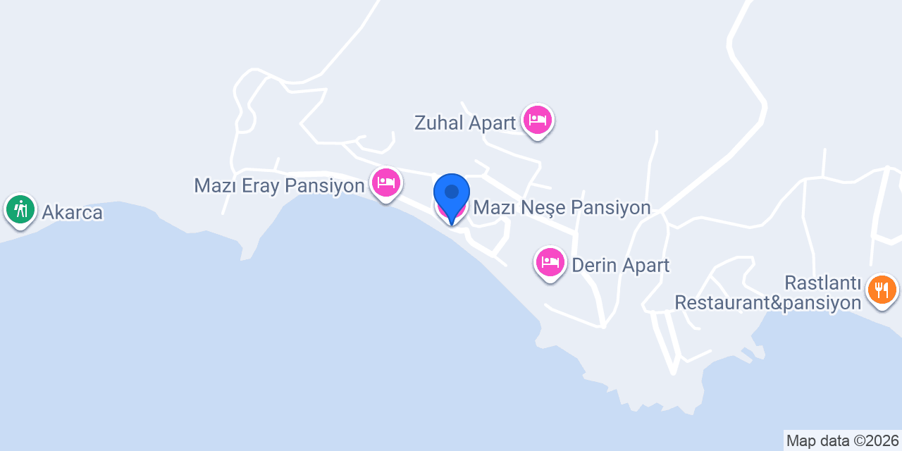 Mazı Neşe Pansiyon konumu