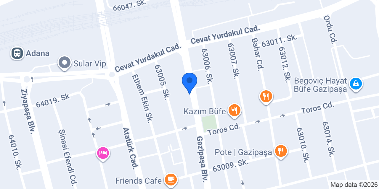 Atur Adana Turizm konumu