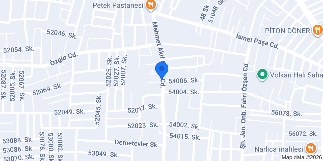 Kuzey Tekel Kuruyemiş konumu
