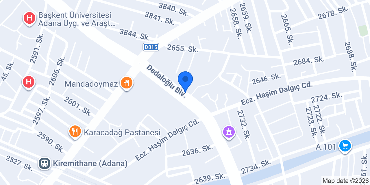 Pizza Taxi Adana Kiremithane konumu