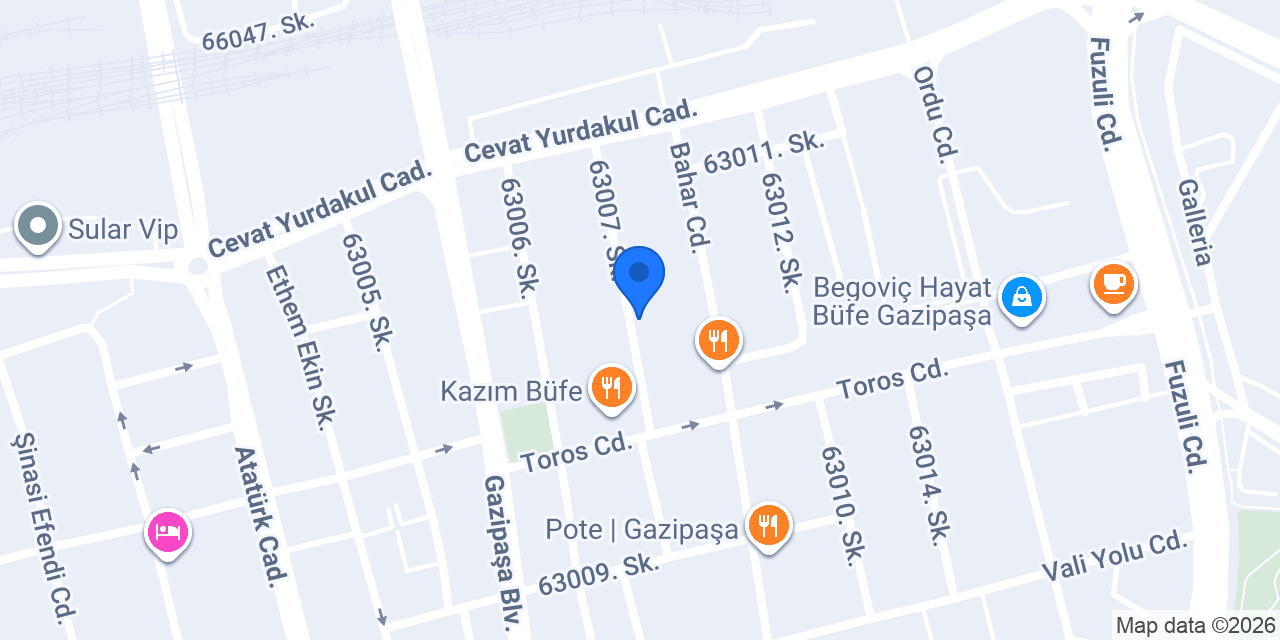 Doğa Veteriner Kliniği konumu