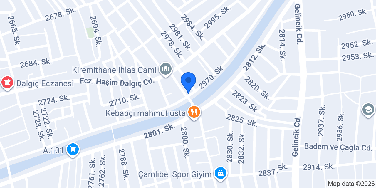 Çetin Gıda konumu