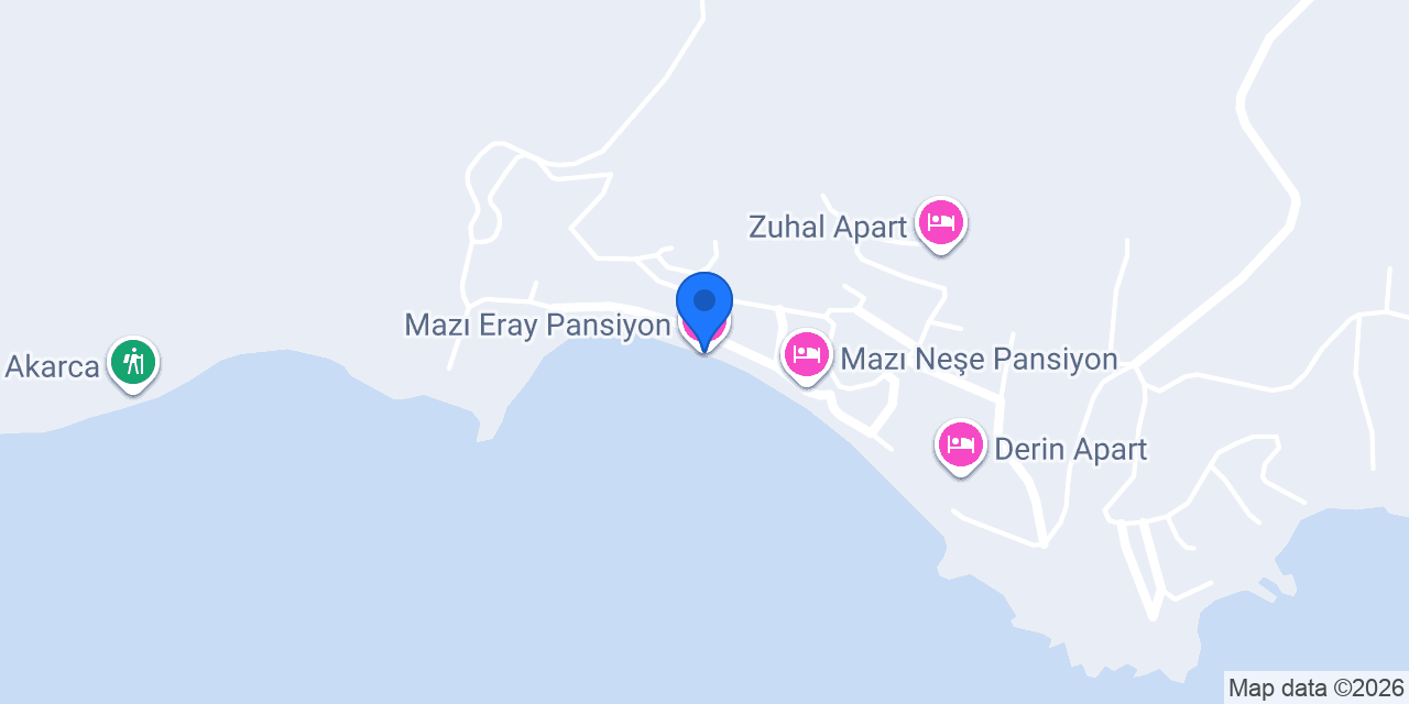 Mazı Eray Pansiyon konumu