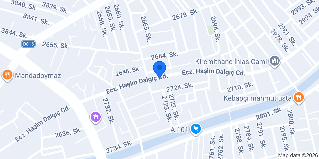 Hazar Pide Fırını konumu