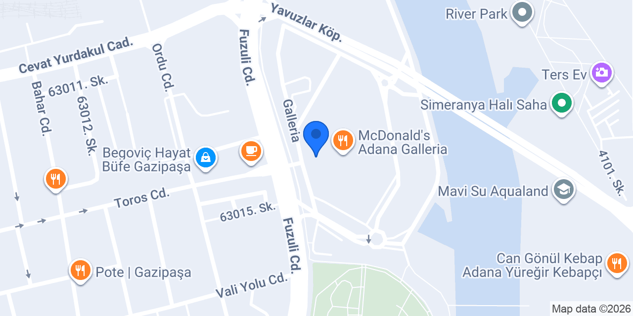 Salkım Restoran Adana konumu