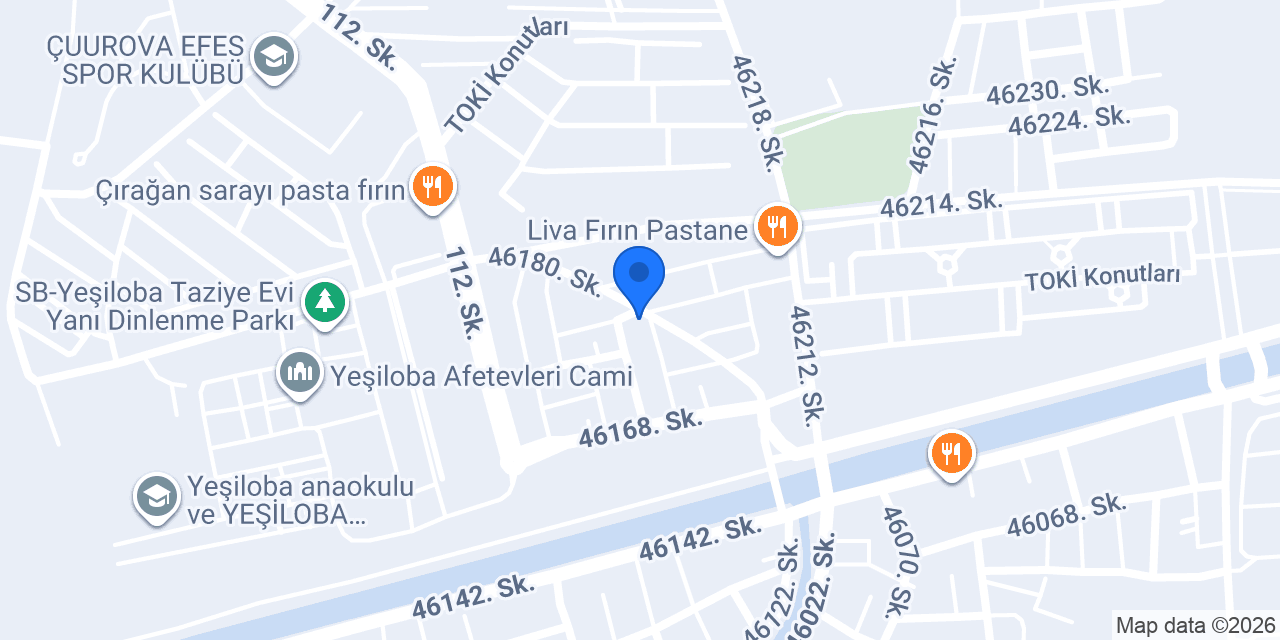 Oses Çiğ Köfte konumu