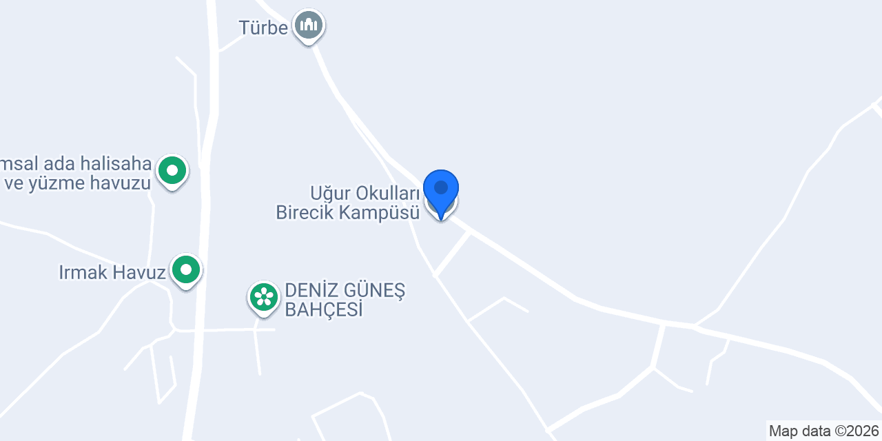 Uğur Okulları Birecik Kampüsü konumu