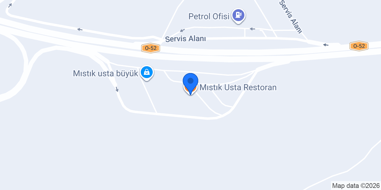Mıstık Usta Restoran konumu