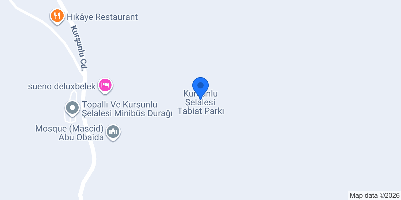 Kurşunlu Şelalesi Tabiat Parkı konumu