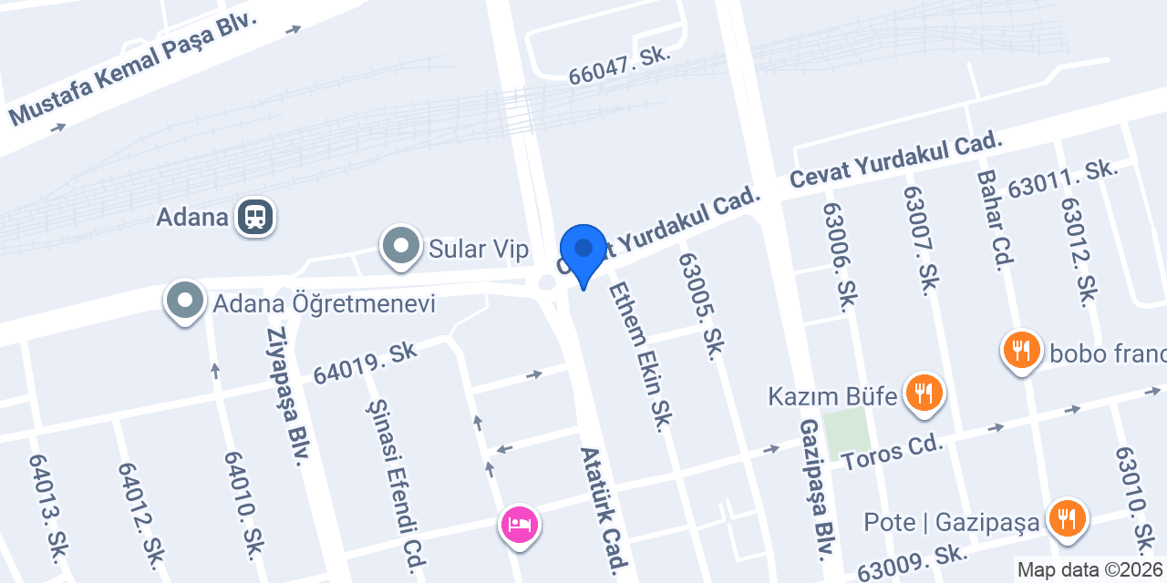Adana Avukat Sevgül Ankut konumu