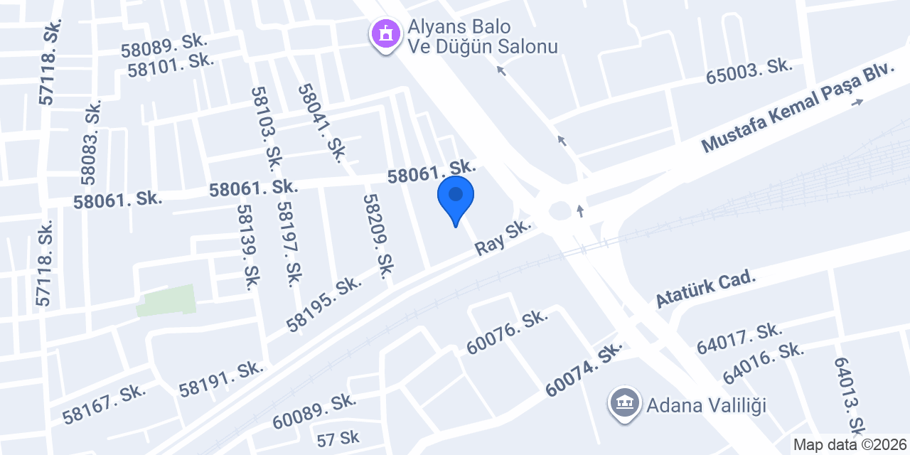 Adana Çocuk Akademisi konumu