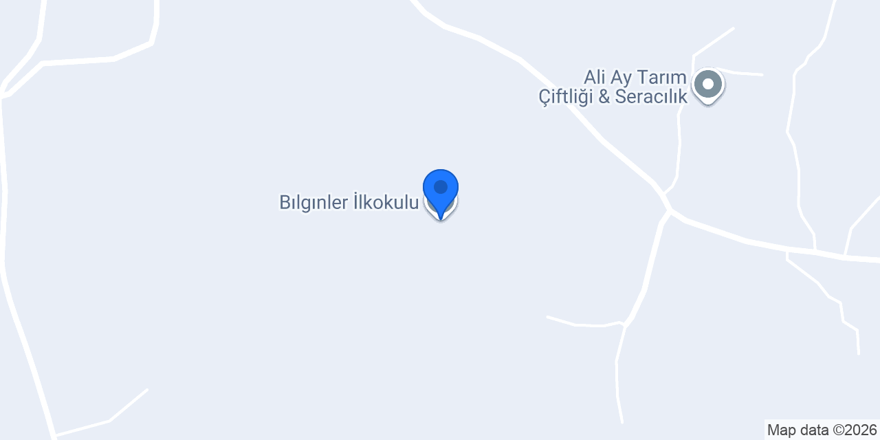 Bılgınler İlkokulu konumu