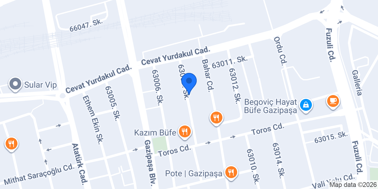 ADA VETERİNER KLİNİĞİ konumu