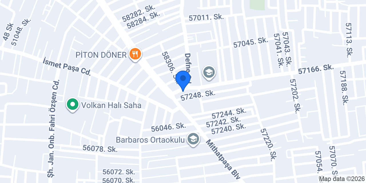 Selvi Ev Yemekleri konumu