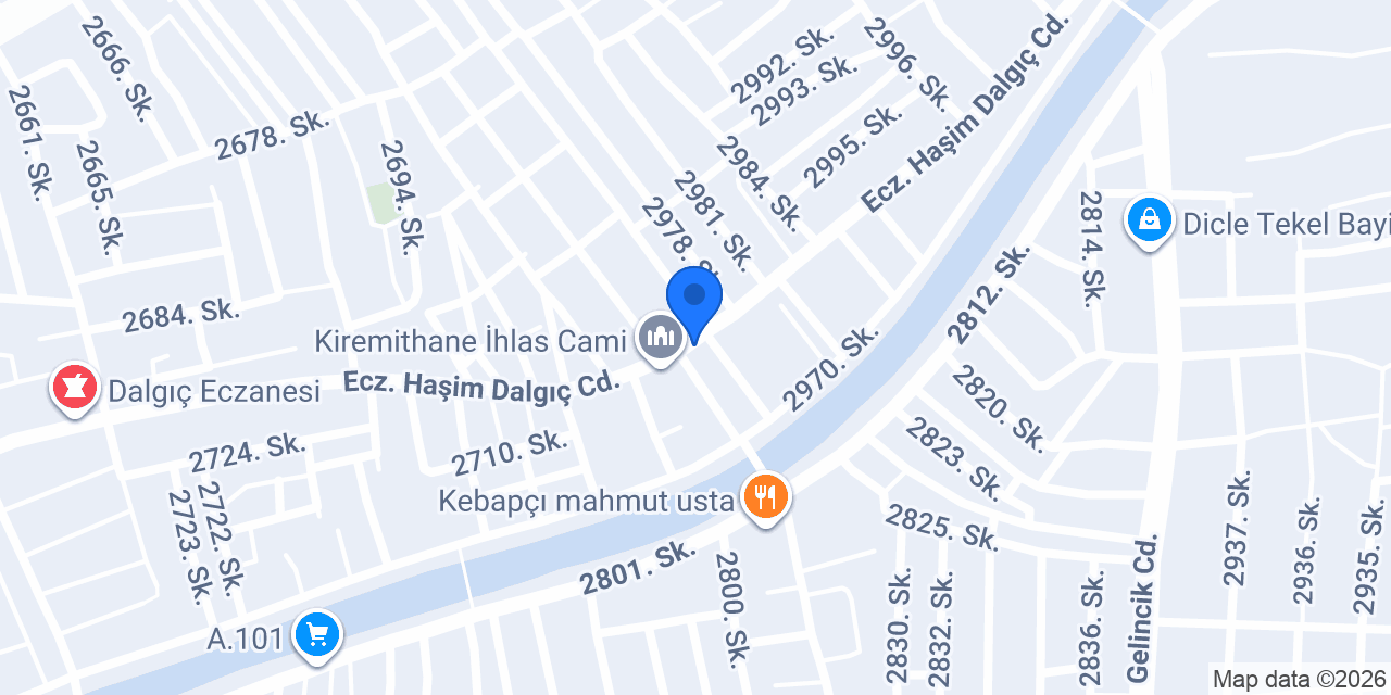 Hilmi Kılıç'ın Yeri konumu
