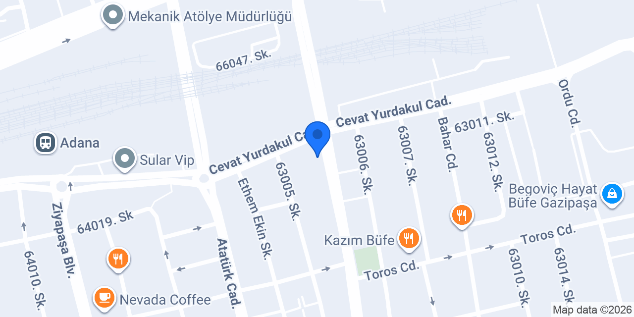 Oses Çiğ Köfte konumu
