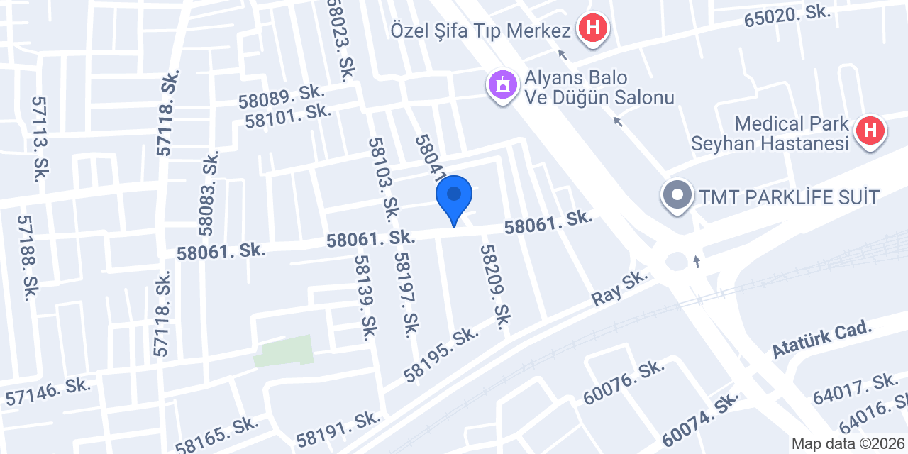 ADANA MUTFAK DEKORASYON konumu