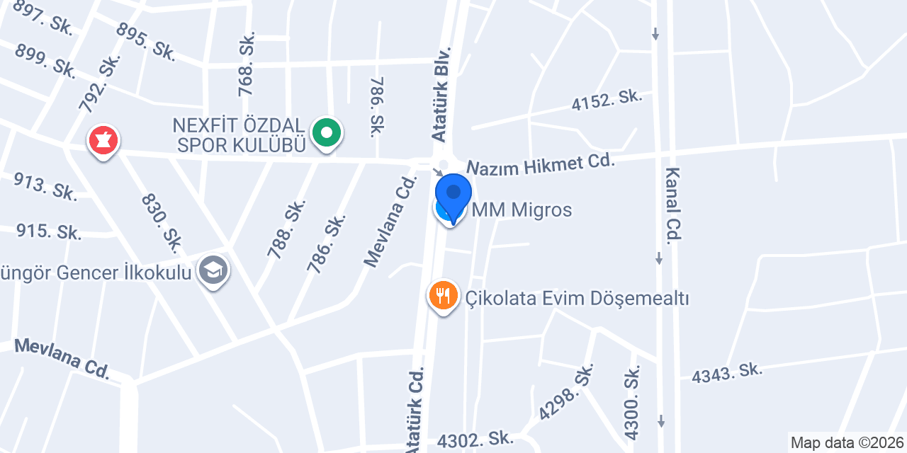 MM Migros konumu