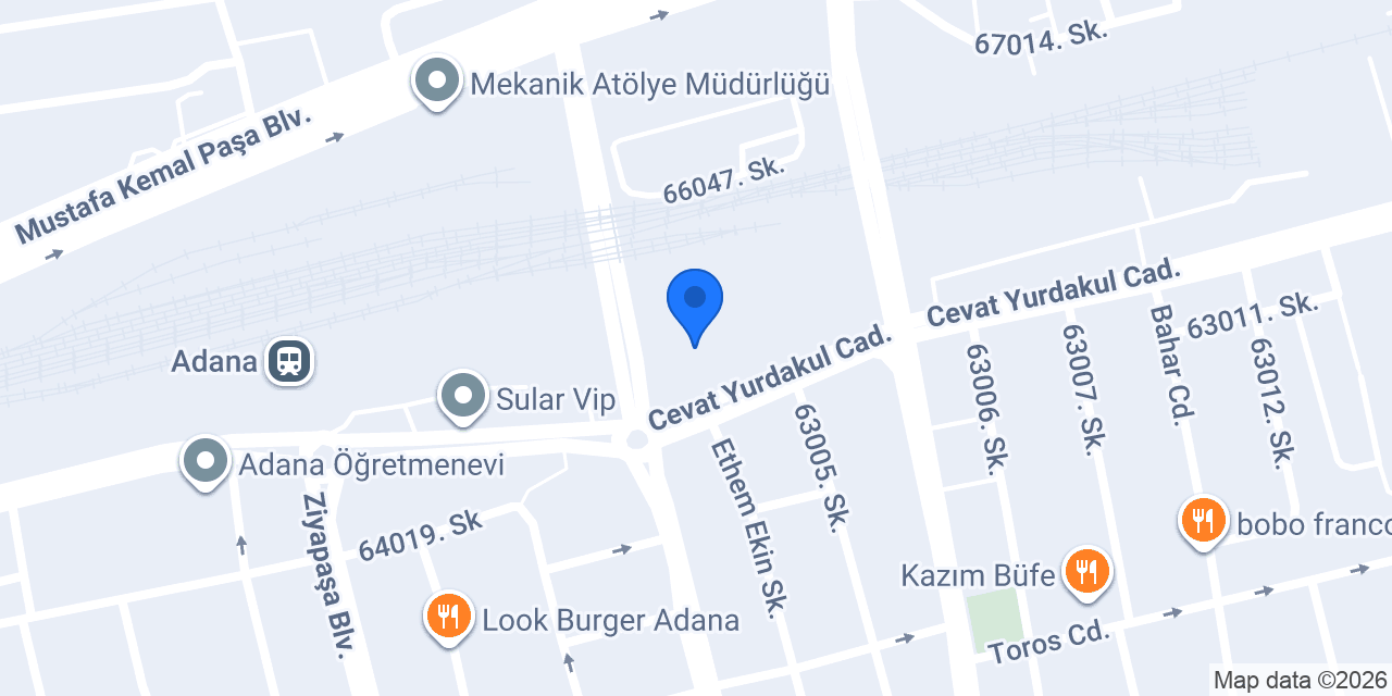 Sular Taksi konumu