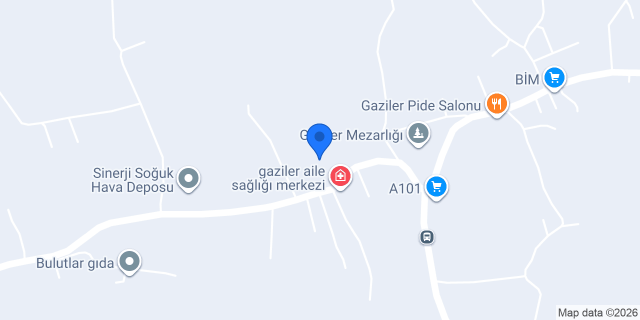 Gaziler eczanesi konumu