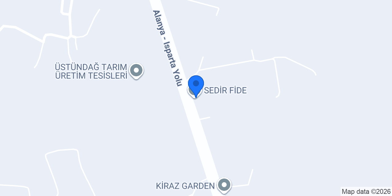 SEDİR FİDE konumu