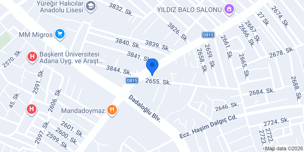 Derin Tekel Bayii konumu