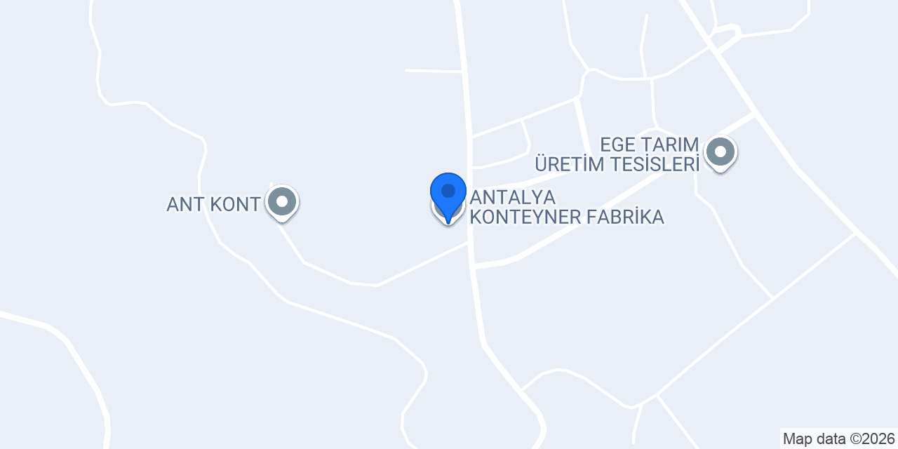 ANTALYA KONTEYNER FABRİKA konumu