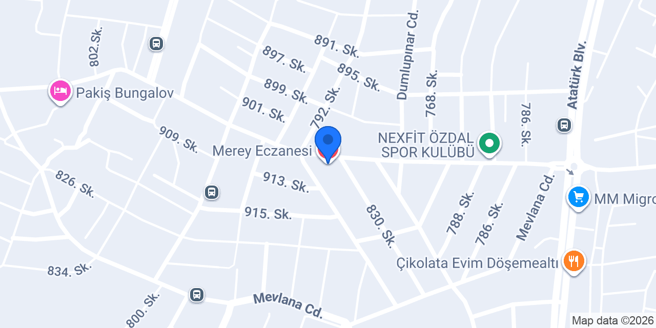 Merey Eczanesi konumu