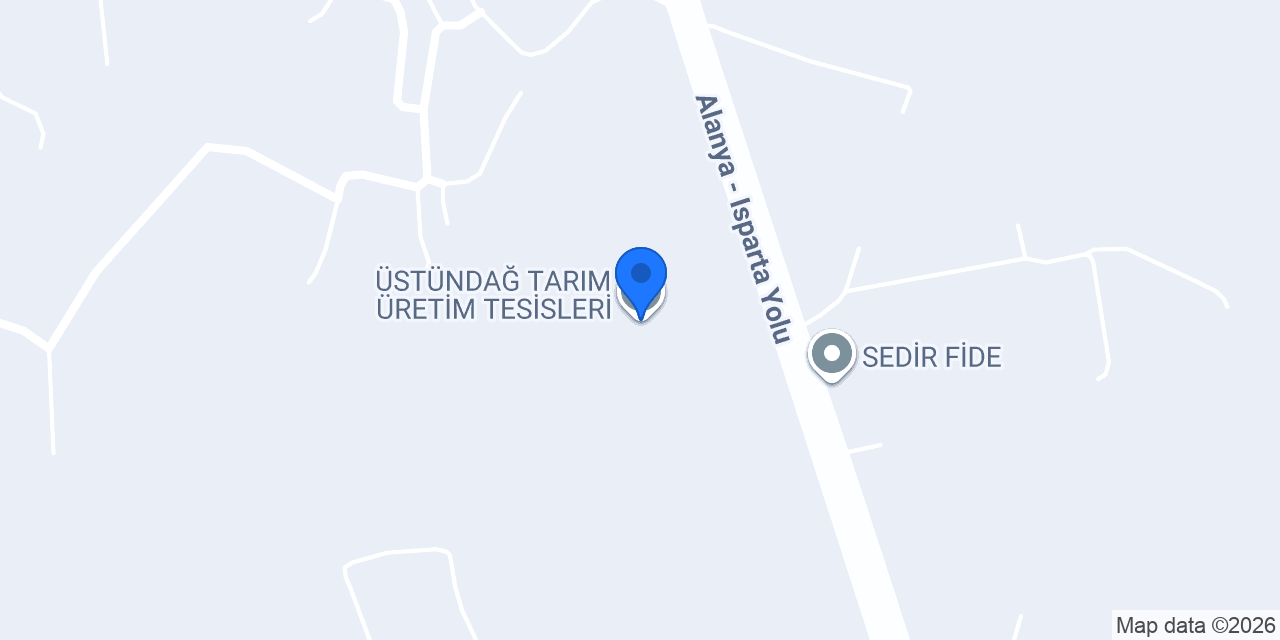 ÜSTÜNDAĞ TARIM ÜRETİM TESİSLERİ konumu
