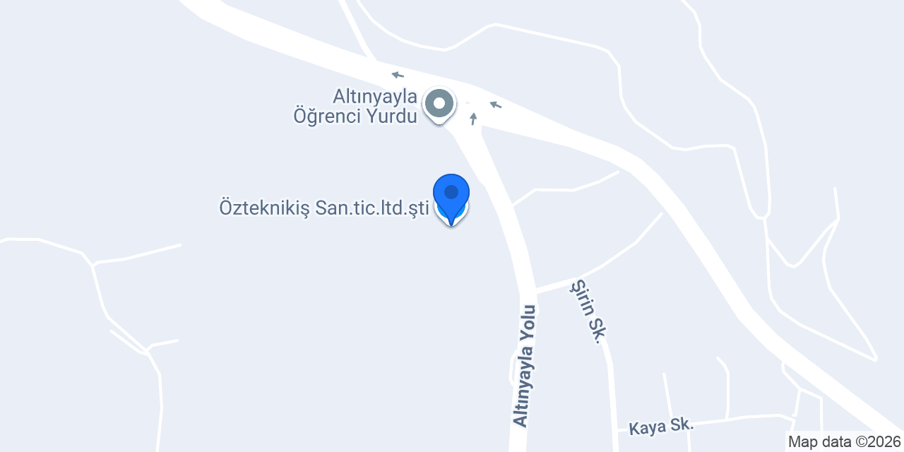 Özteknikiş San.tic.ltd.şti konumu
