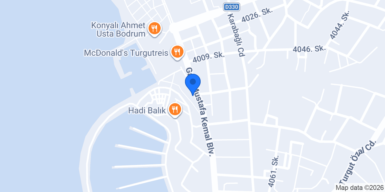 Ertaş Gaziantep Kebap konumu