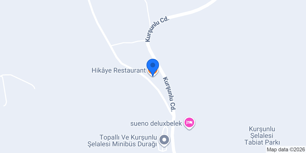 Hikâye Restaurant konumu
