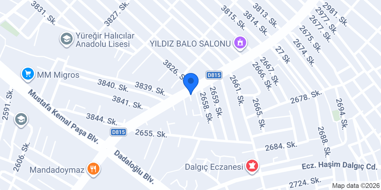 Tatlım Şekerleme konumu
