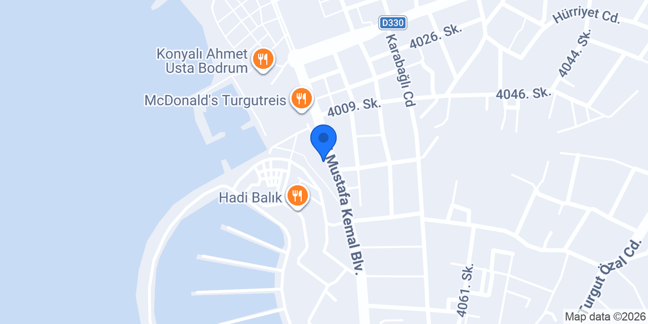 Venüs Pastanesi konumu
