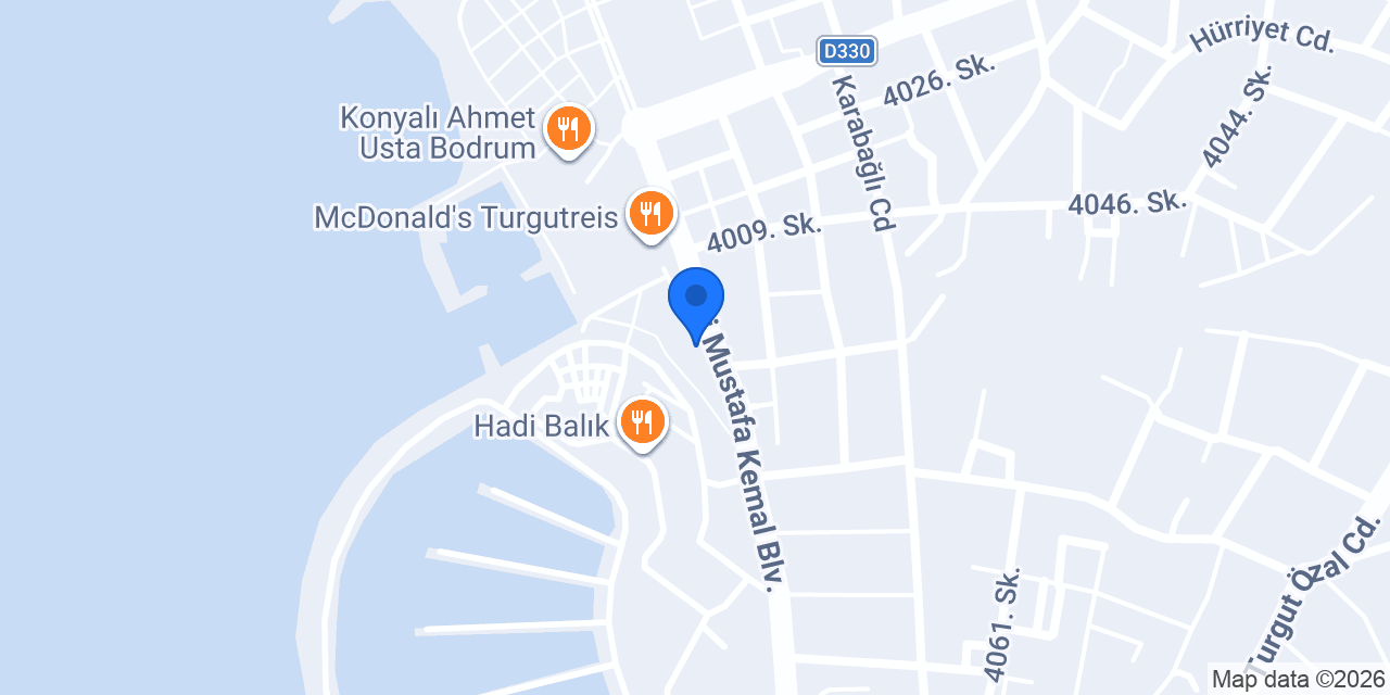 Değirmen Lokantası konumu