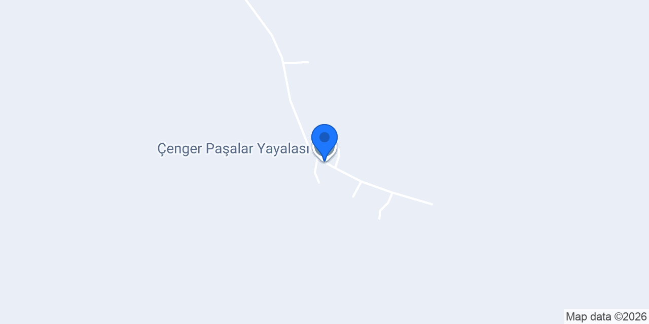 Çenger Paşalar Yayalası konumu
