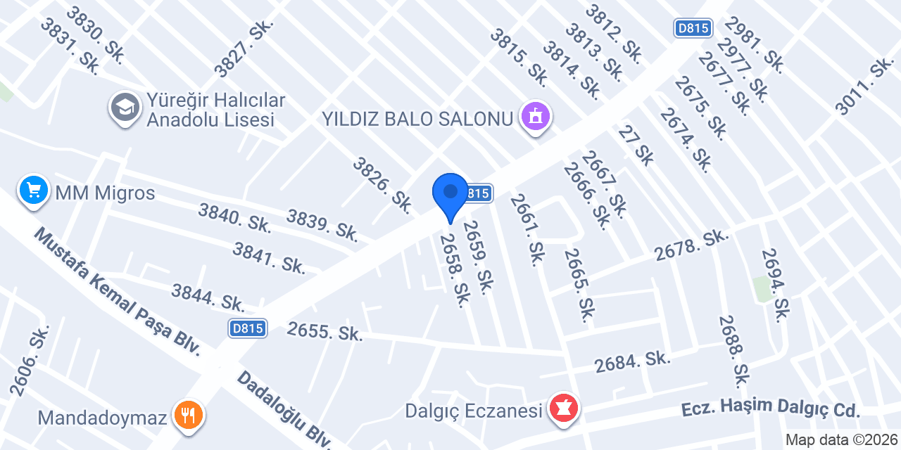 Ay Çilingir Anahtarcı konumu