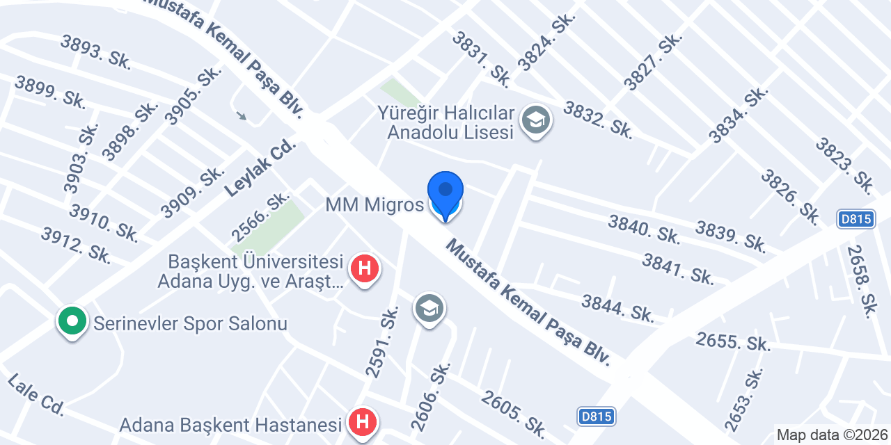MM Migros konumu