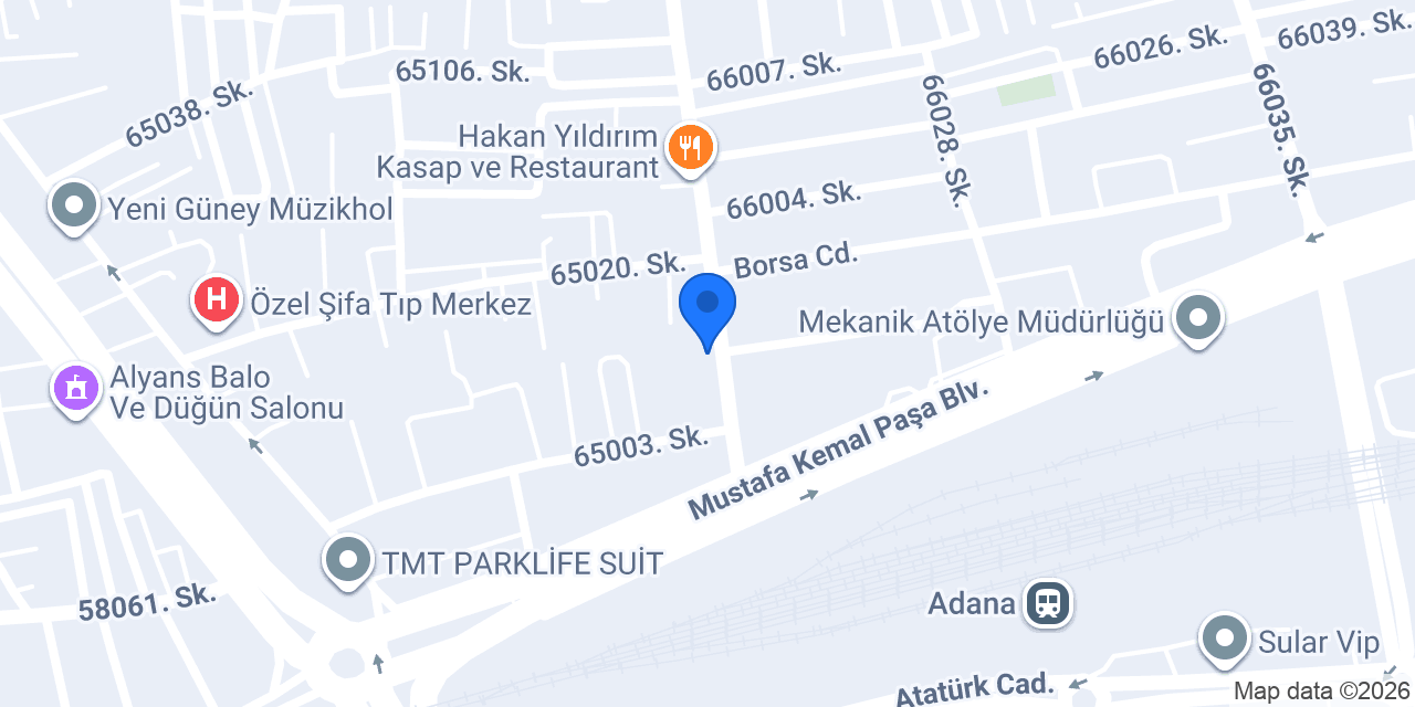 Özen Taksi konumu