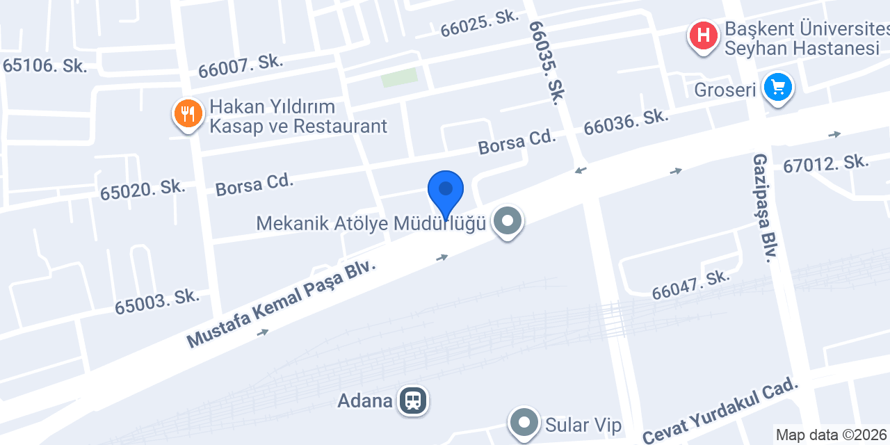 Adana İşi konumu